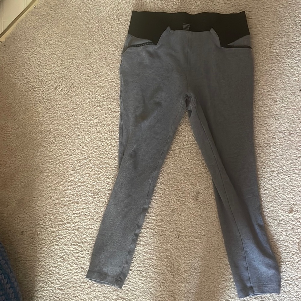 Grey Ci Sono high waisted leggings